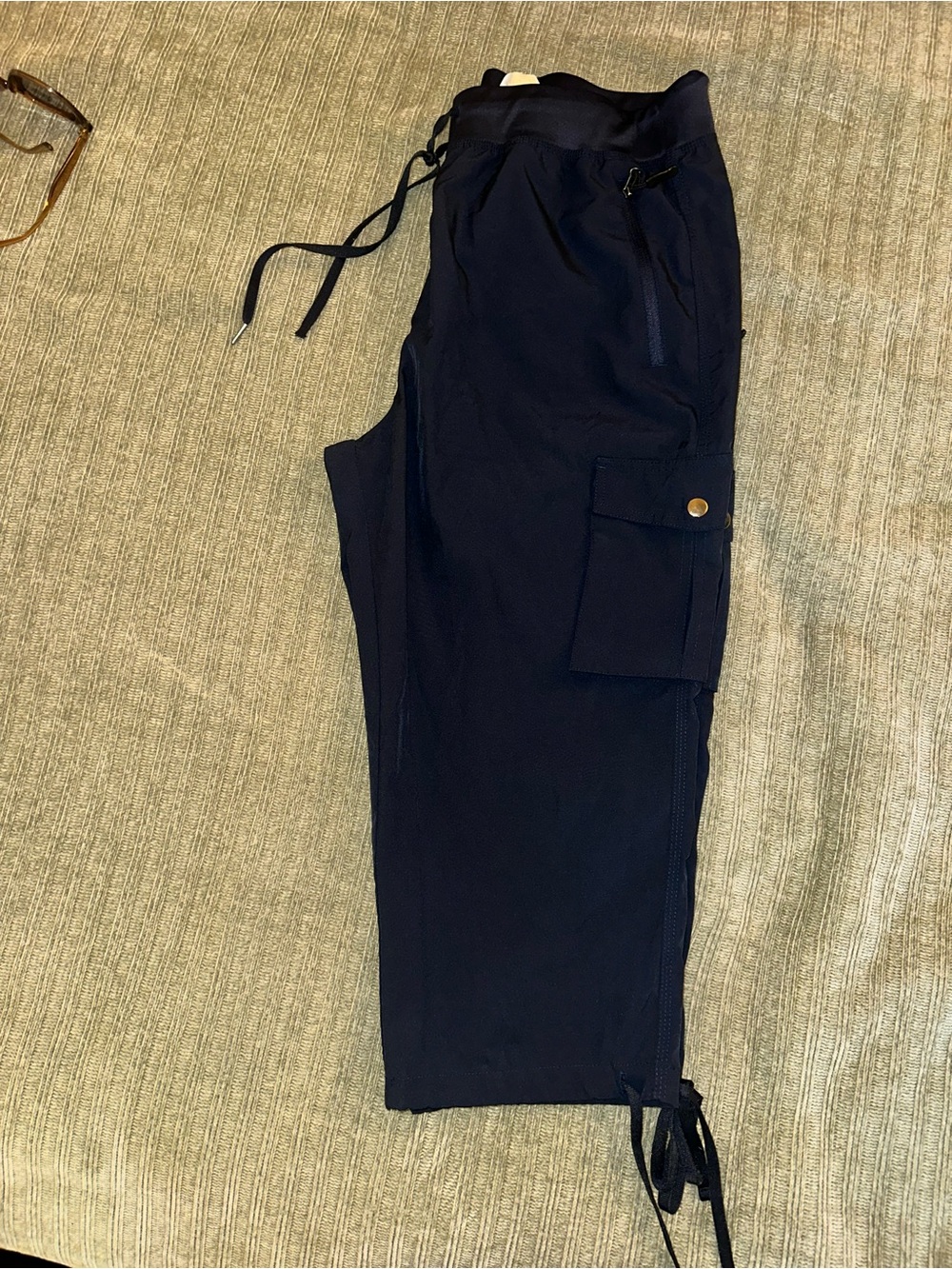 Women’s Navy Cargo Jogger Pants - Casual Comfort